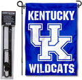 College Flags & Banners Co. Kentucky Wildcats Garden Flag with Pole Stand Holder