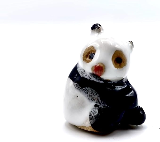 Live Dwarf Juniper Bonsai Tree 4-5years Old with Cute Ceramic Panda | Juniper or Jade Bonsai Tree | Indoor/Outdoor | 100% Handcrafted| Home and Office Décor | Best Gift for Holiday