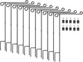 Garden Flag Stand Holder 10 Pack Garden Flag holder for 12 x 18 Inches Flags with Anti-Wind Clip for Outdoor Garden Yard Lawn