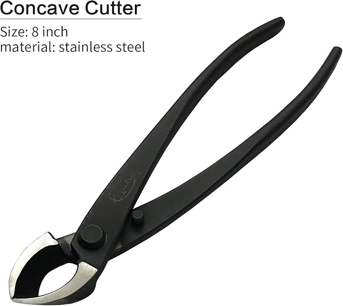 5-Piece Bonsai Tool Set,Knob Cutter,Concave Cutter,Wire Cutter,Jin Pliers,Bonsai Scissors
