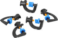 30PCS G Type 180 Degree Refraction Spray Nozzle Hanging Irrigation Sprinkler Head for Greenhouse