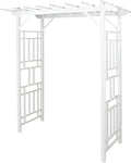 Dura-Trel Outdoor Garden Arch, Wellington Arbor Trellis for Climbing Plants, 72" x 85"