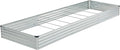12x4x1ft Galvanized Raised Garden Bed,Outdoor Planter Box Metal Patio Kit Planting Bed for Vegetables Flowers Herb,Silver