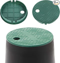 2 Pcs Sprinkler Valve Box Cover, 5.5" OD 6" Valve Box Cover Lid for Sprinkler Irrigation System, Valve Box Cover Lid for Outdoor Sprinkler Irrigation Control Water System Lawn (6 inch)