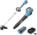 SENIX X5 58V MAX* 2-Piece Cordless Yard Tool Combo Kit with 11“/13" Brushless String Trimmer Weed Wacker,520CFM 3-Speed Leaf Blower,Includes 2.5Ah Battery & Charger (S5K2B1-01)