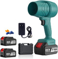 Cordless Leaf Blower, Handheld Powerful Dust Cleaner with Battery and Fast Charger, Electric Leaf Blowers Cordless for Patio Cleaning, Lawn Care, Blowing Leaves and Dust