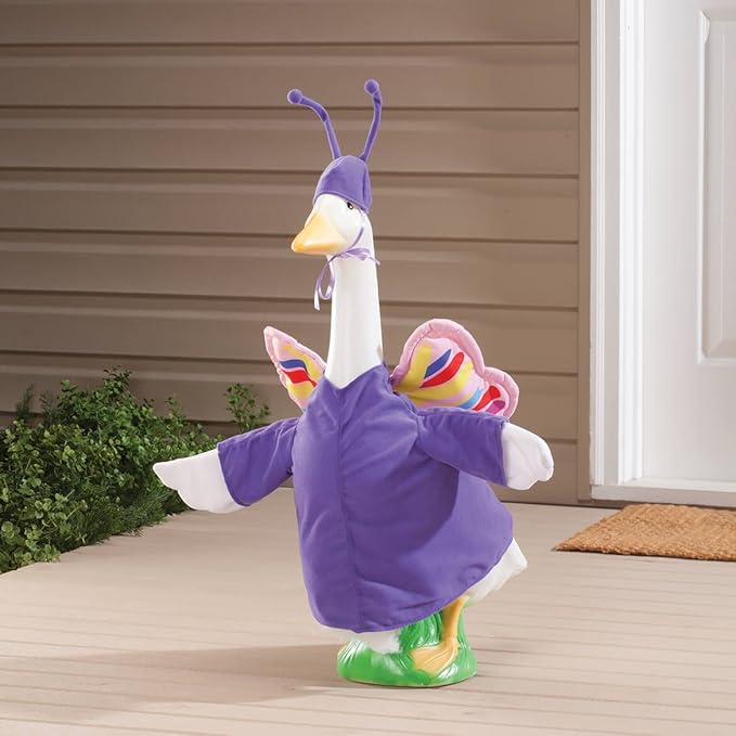 Fox Valley Traders Butterfly Goose Outfit by GagglevilleTM, Fits Large 23" H Statue
