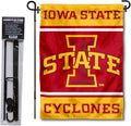 College Flags & Banners Co. Iowa State Cyclones Garden Flag with Stand Holder