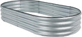 LINEX Galvanized Raised Garden Bed 6x3x1 ft, Metal Raised Garden Beds Outdoor Planter Boxes Clearance for Gardening Vegetables Flowers Herbs Above Ground