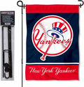 WinCraft NY Yankees Throwback Retro Garden Flag and Pole Stand Mount