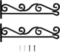 Wall Garden Flag Holder 2 Pack,Wall Garden Flag Stand,Garden Flag Scroll Hanger,Garden Flag Wall Hanger,one Piece Garden Flag Stand for Wall Porch,Great Gifts Ideas