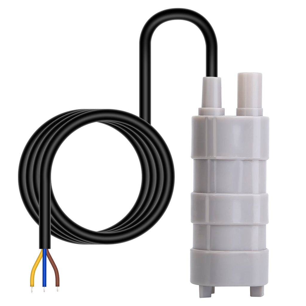 12V Submersible Water Pump with 16.4ft Max Lift 1000L/H Flow Rate for Garden Sprinklers Lawn Shower Tour Vehicles