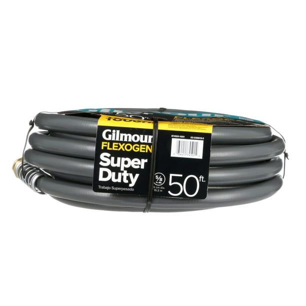 Gilmour Flexogen Garden Hose, 5/8 in X 50 ft, Gray
