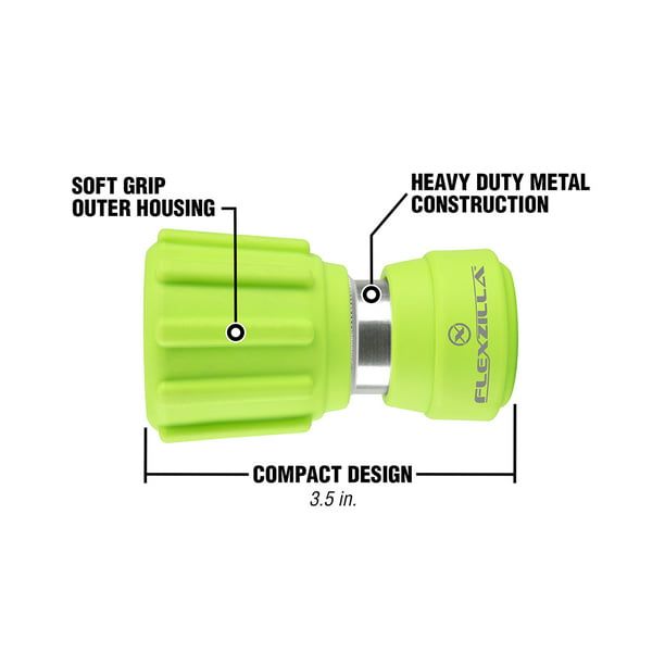 Flexzilla? Heavy Duty Twist Action Garden Hose Nozzle