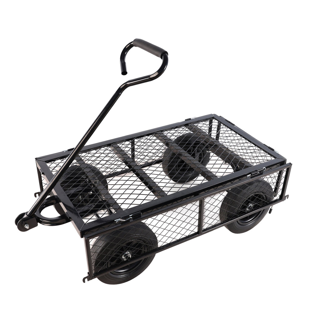 Solid Wheels Garden Cart Wagon