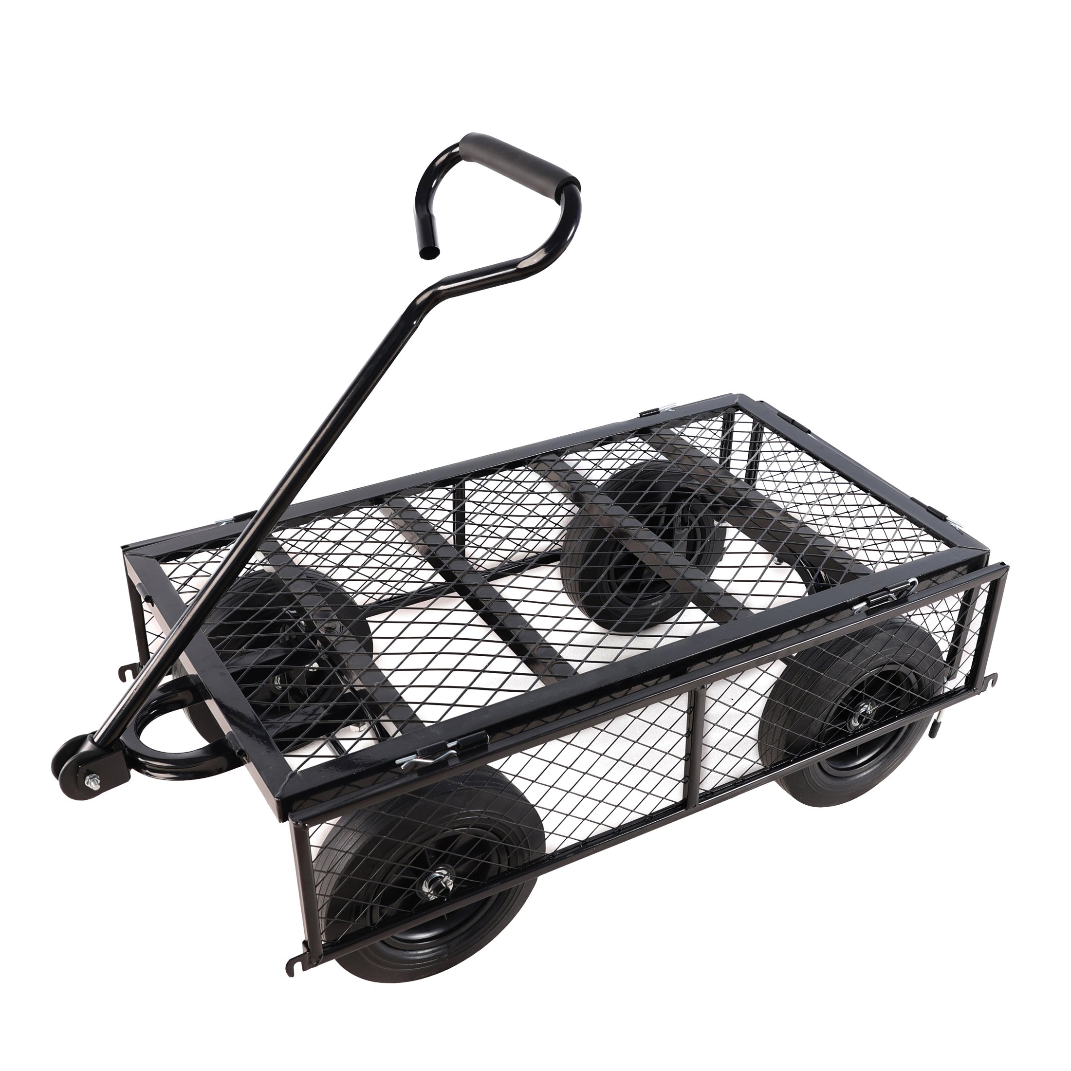 Solid Wheels Garden Cart Wagon