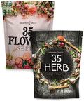 Herb and Flower Garden Gift Set: 70 Seed Packets