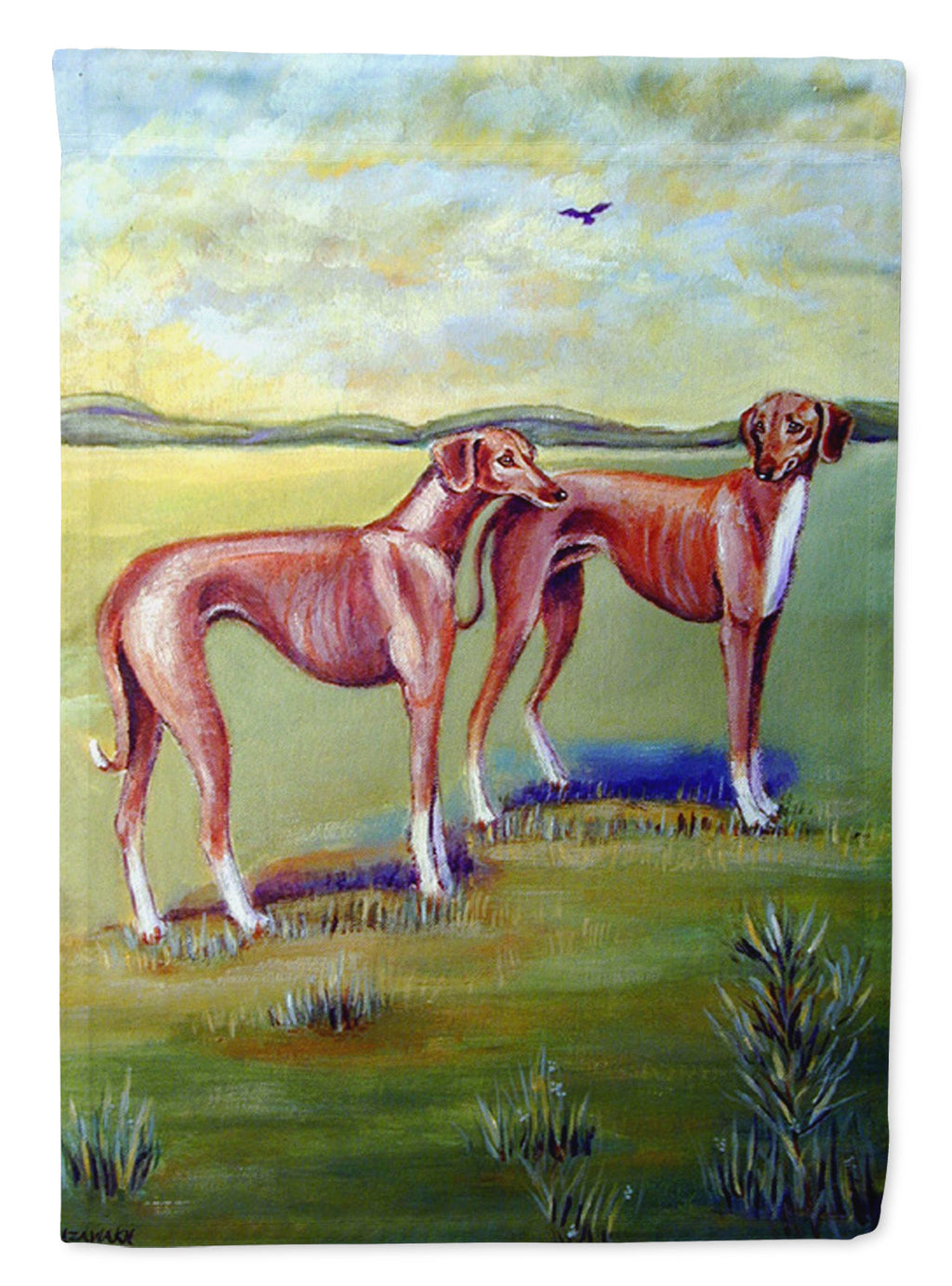 Azawakh Hound Garden Flag – Decorative Outdoor Yard Flag