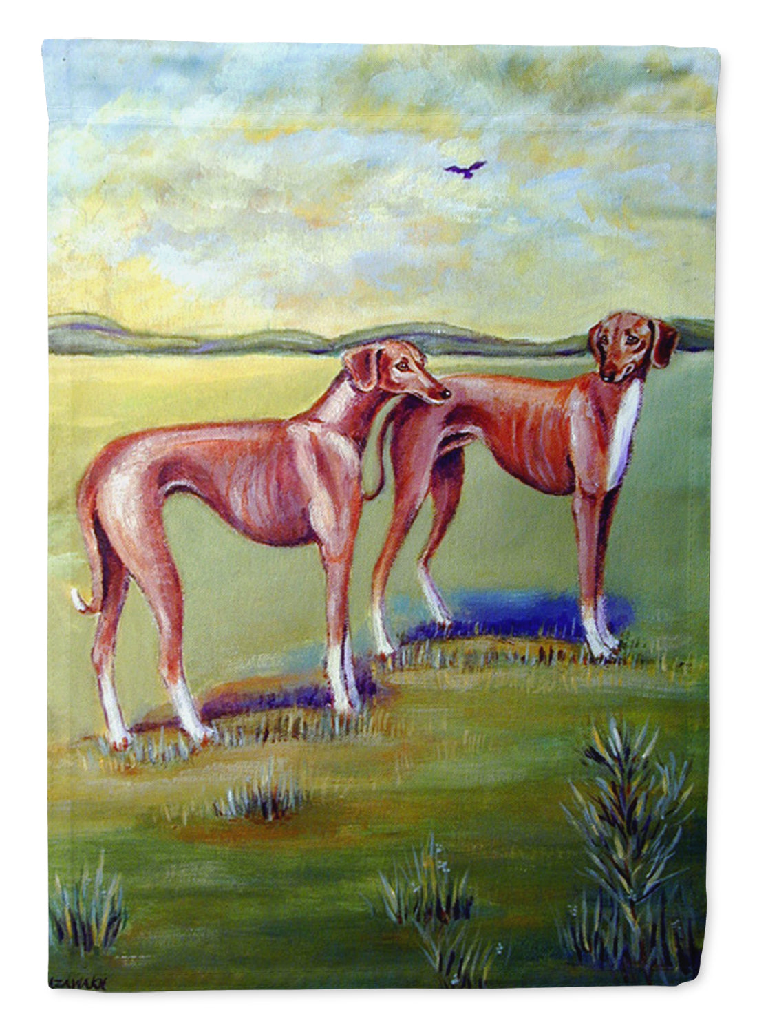 Azawakh Hound Garden Flag – Decorative Outdoor Yard Flag