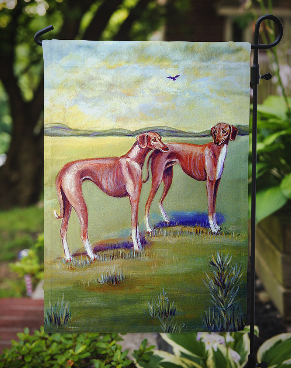 Azawakh Hound Garden Flag – Decorative Outdoor Yard Flag