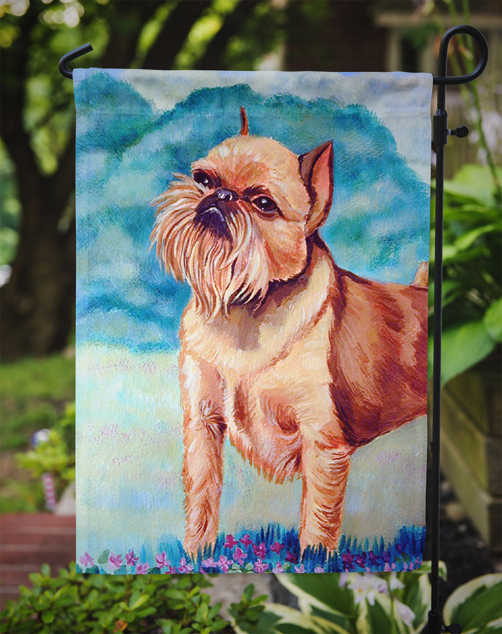 Brussels Griffon Garden Flag – Decorative Outdoor Yard Flag 7016GF