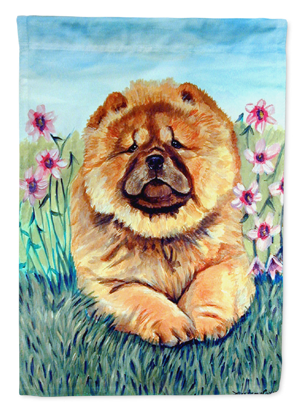 Chow Chow Garden Flag – Decorative Outdoor Yard Flag 7020GF