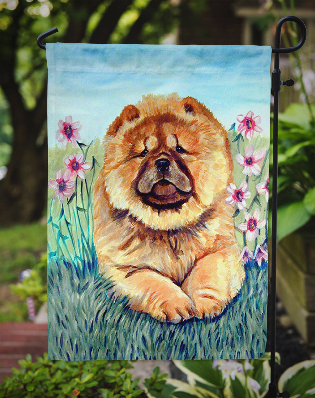Chow Chow Garden Flag – Decorative Outdoor Yard Flag 7020GF