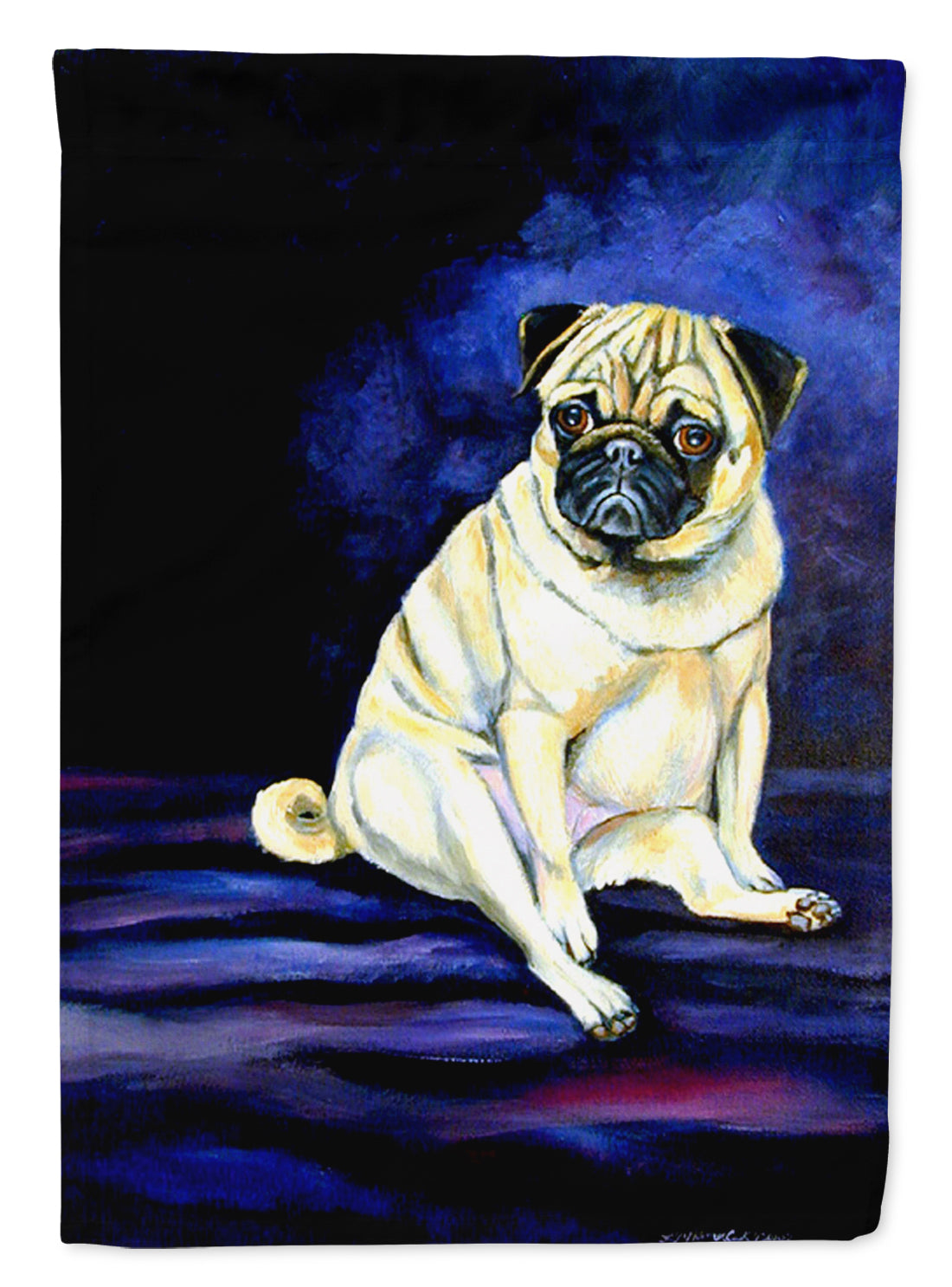 Pug Penny for your thoughts Garden Flag – Decorative Outdoor Yard Flag