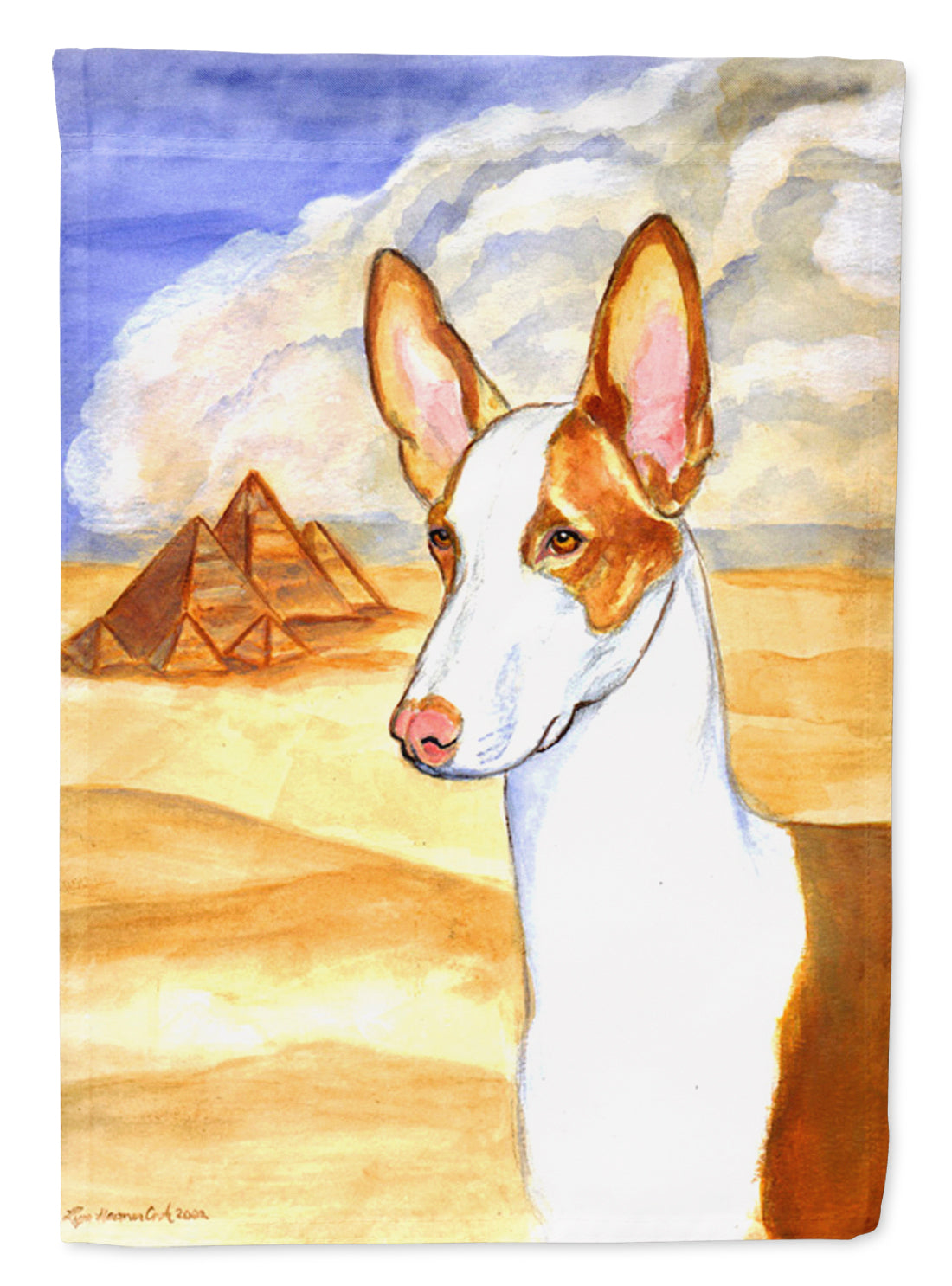 Ibizan Hound Garden Flag – Decorative Outdoor Yard Flag