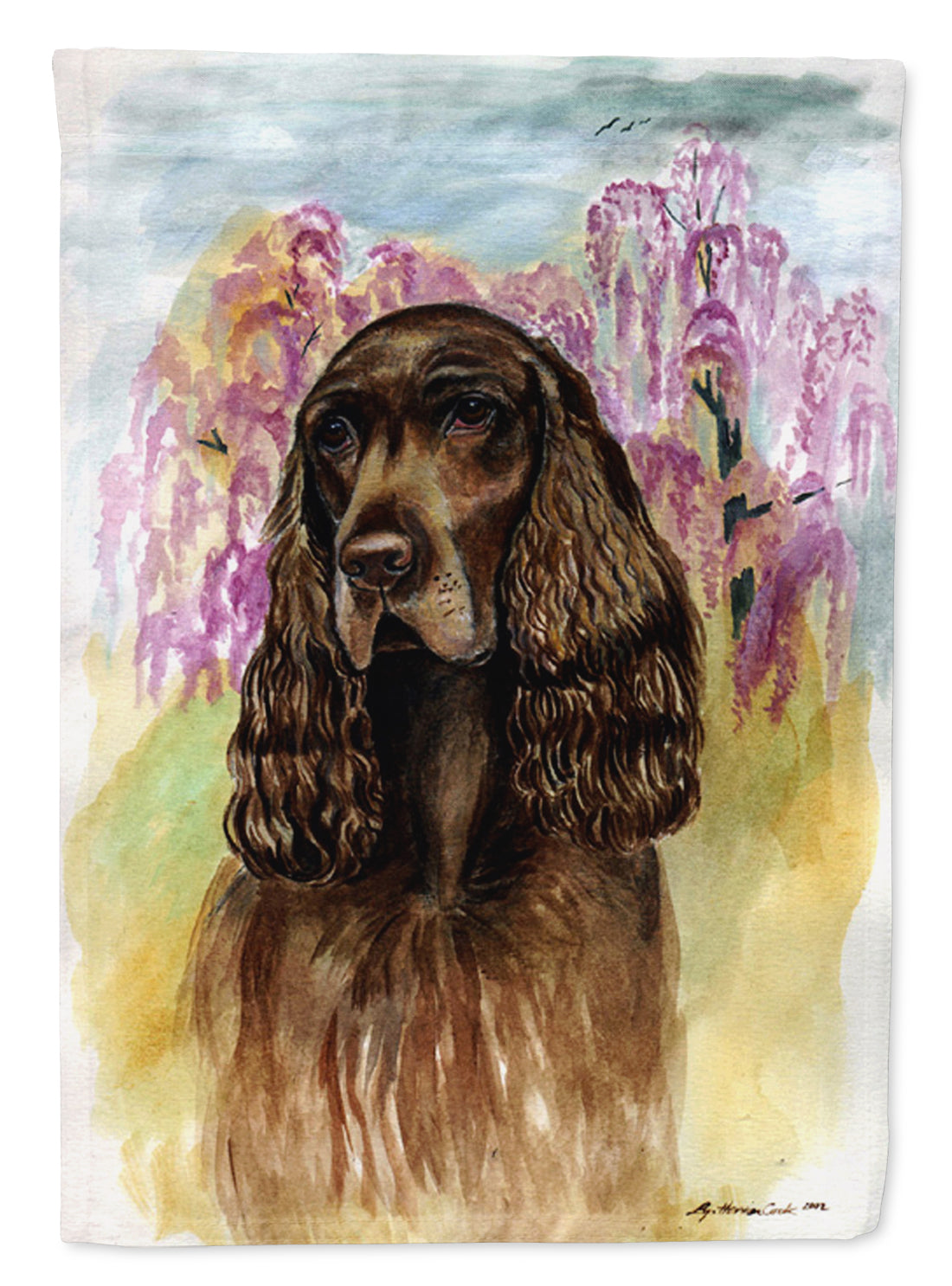 Field Spaniel Garden Flag – Decorative Outdoor Yard Flag 7033GF