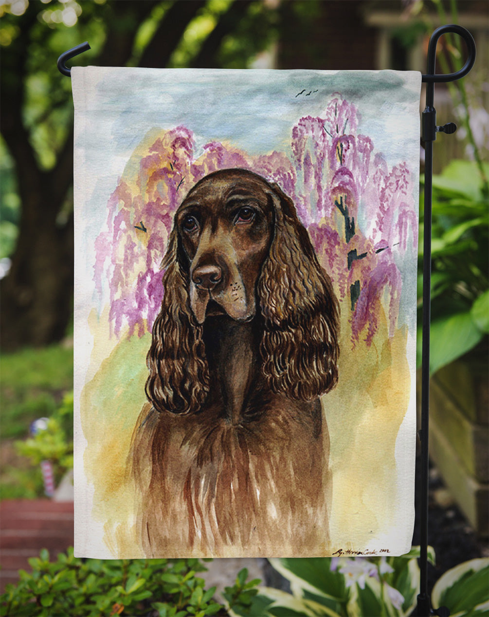 Field Spaniel Garden Flag – Decorative Outdoor Yard Flag 7033GF