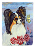 Papillon with Butterfly Garden Flag – Decorative Outdoor Yard Flag