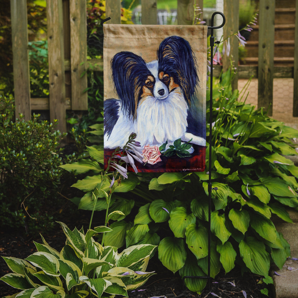 Papillon A Rose for you Garden Flag – Decorative Outdoor Yard Flag