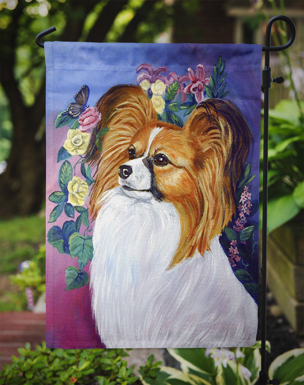 Papillon Garden Flag – Decorative Outdoor Yard Flag 7041GF