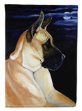 Moonlight Fawn Great Dane Garden Flag – Decorative Outdoor Yard Flag
