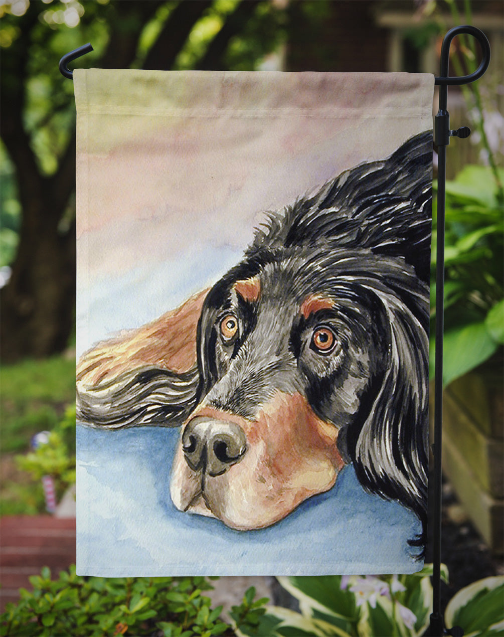 Gordon Setter Garden Flag – Decorative Outdoor Yard Flag 7062GF