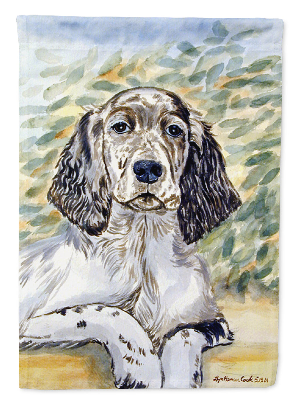 English Setter Garden Flag – Decorative Outdoor Yard Flag