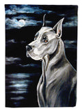 Great Dane in the moonlight Garden Flag – Decorative Outdoor Yard Flag