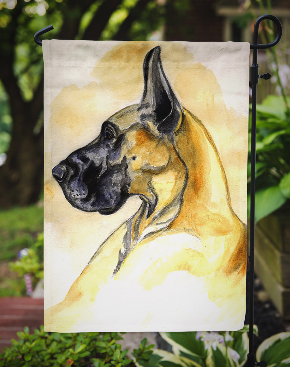 Fawn Great Dane Garden Flag – Decorative Outdoor Yard Flag