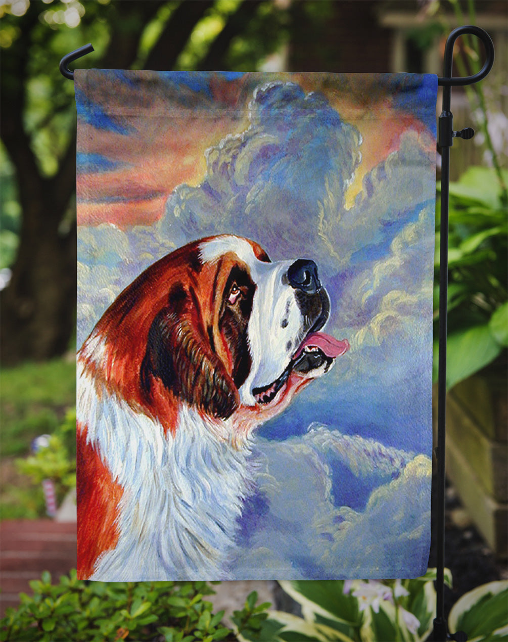 Saint Bernard Garden Flag – Decorative Outdoor Yard Flag 7085GF