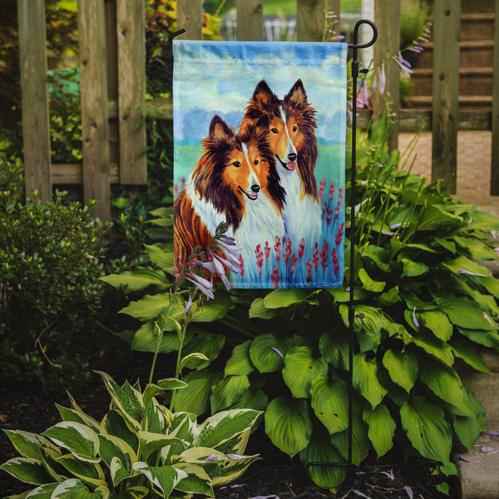 Two Sable Shelties Garden Flag – Decorative Outdoor Yard Flag