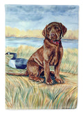 Chocolate Labrador Puppy Garden Flag – Decorative Outdoor Yard Flag
