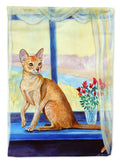 Cat  in the window Garden Flag – Decorative Outdoor Yard Flag