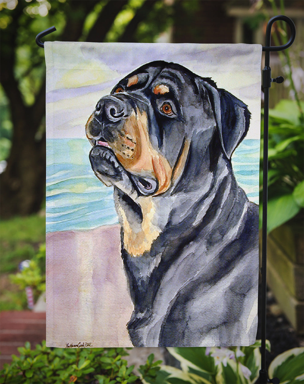 Rottweiler Garden Flag – Decorative Outdoor Yard Flag 7107GF