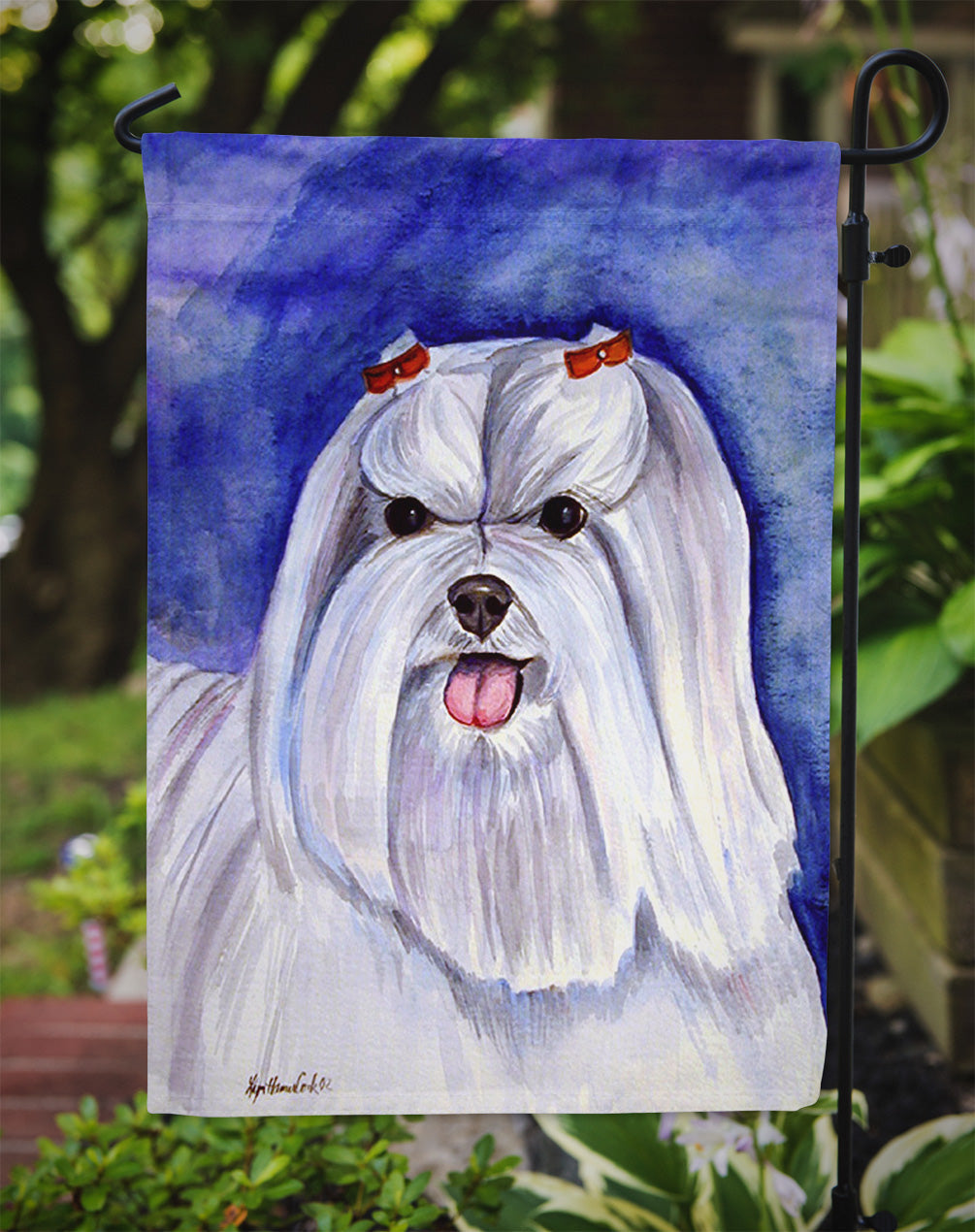 Maltese Garden Flag – Decorative Outdoor Yard Flag 7108GF