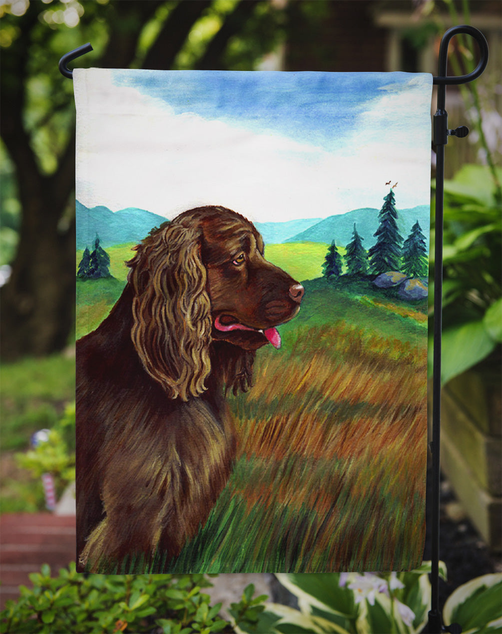Sussex Spaniel Garden Flag – Decorative Outdoor Yard Flag 7122GF