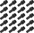 SING F LTD 20pcs 20mm to 3/4 Inch Couplings Irrigation Hose Connector Garden Hose Connector Kit Barb Connector for Drip Irrigation System Garden Pipe Fitting