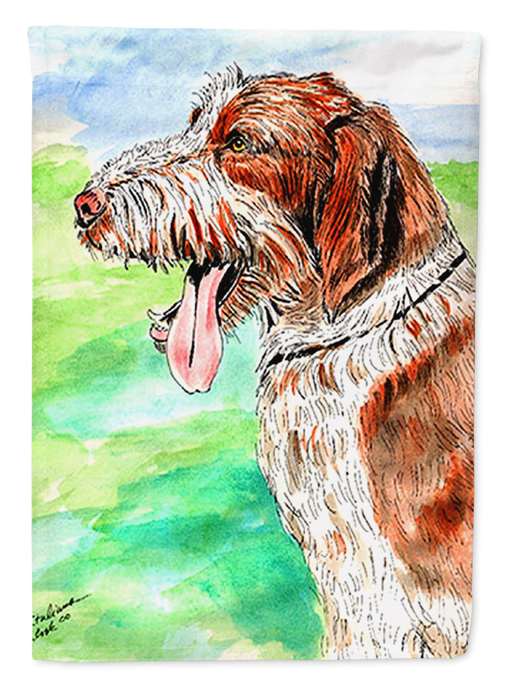 Italiano Spinone Garden Flag – Decorative Outdoor Yard Flag