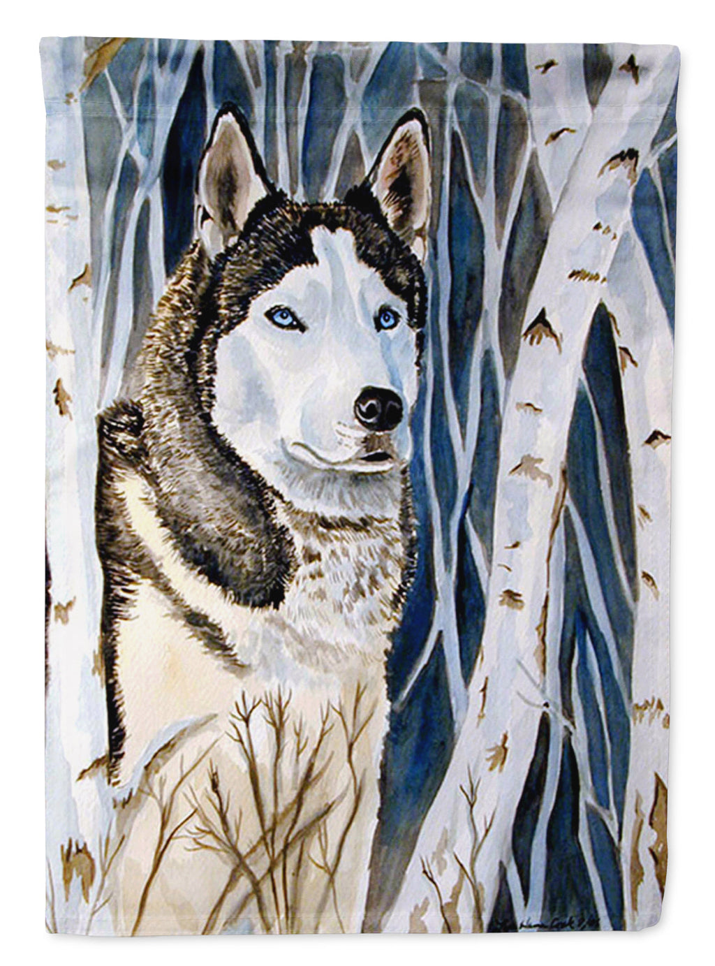 Siberian Husky Garden Flag – Decorative Outdoor Yard Flag 7137GF