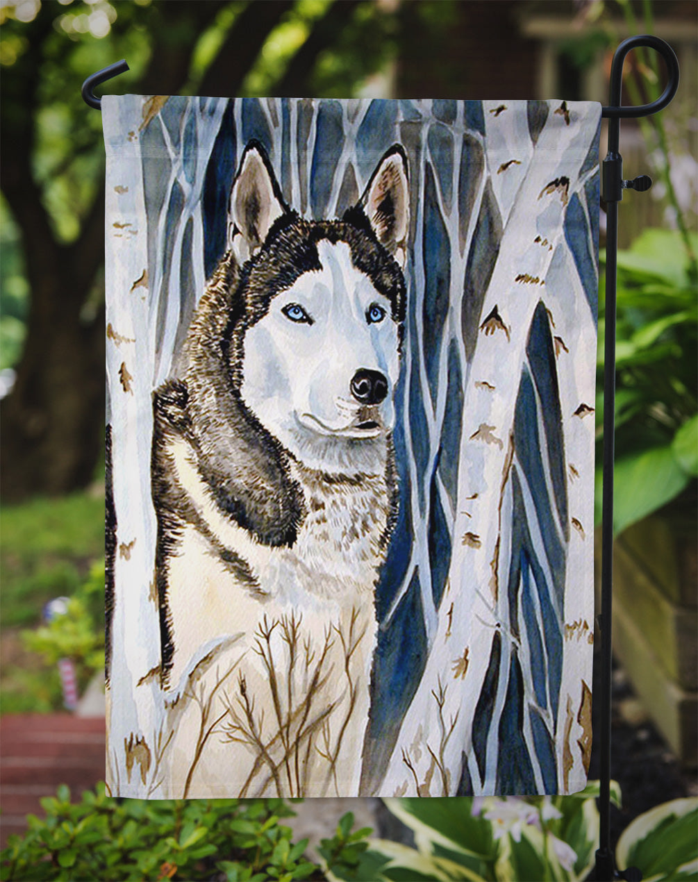 Siberian Husky Garden Flag – Decorative Outdoor Yard Flag 7137GF